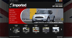 Desktop Screenshot of importedmotorcars.com